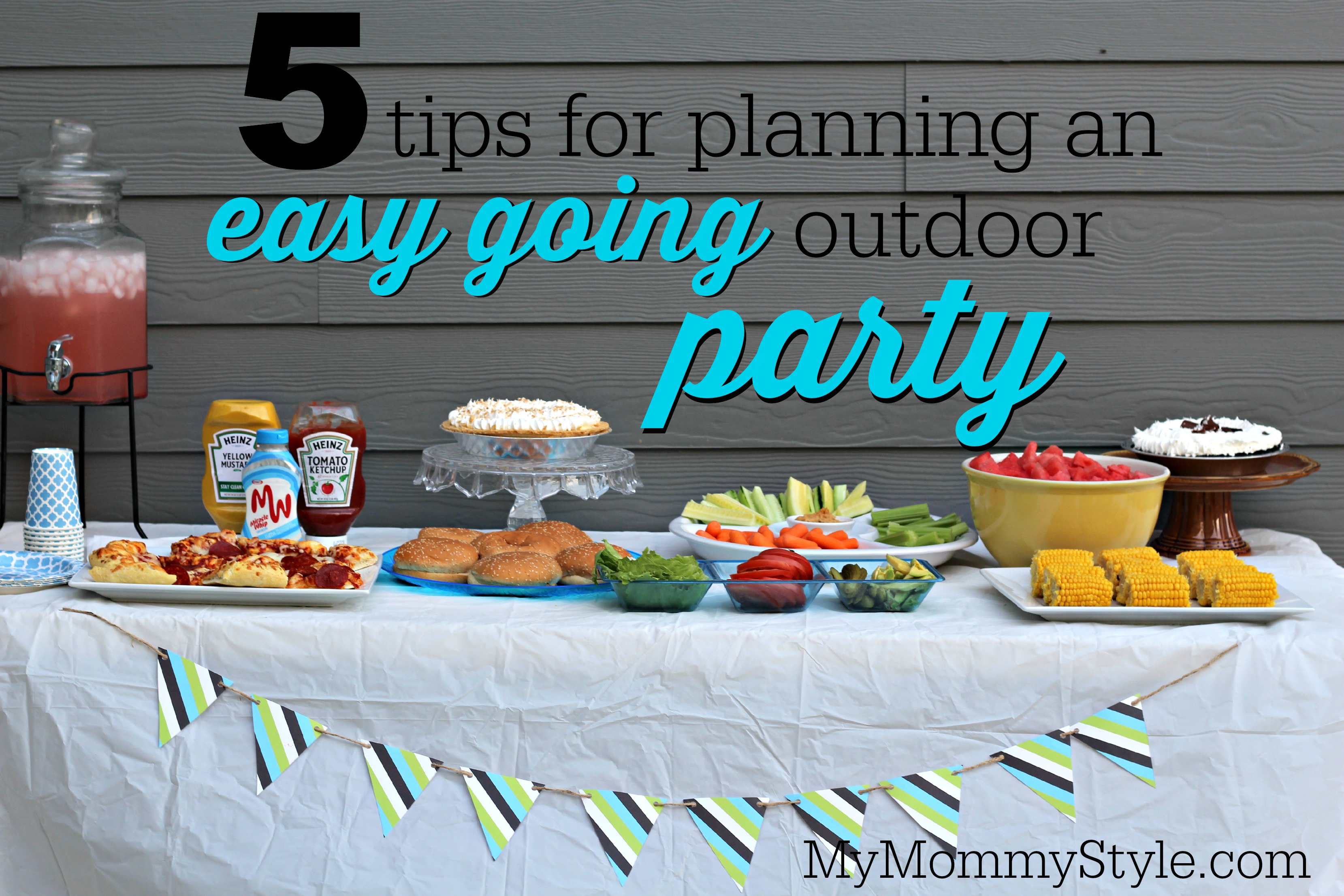5 tips for planning an easy going outdoor party - My Mommy ...