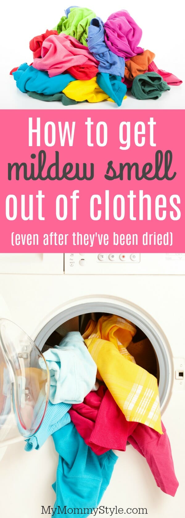 How to get mildew smell out of clothes - My Mommy Style