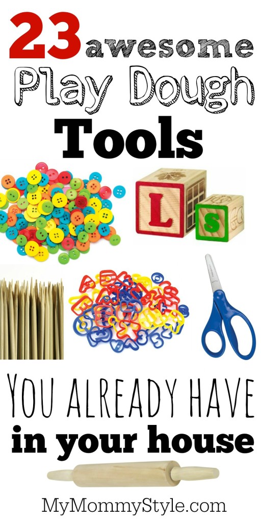 23 awesome play dough tools you already have in your house .