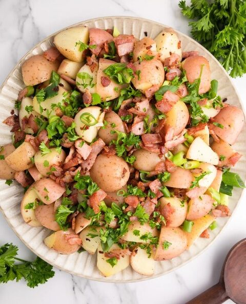 Roundup image for  Easy Potluck Ideas for a Crowd (Cheap + Simple)

