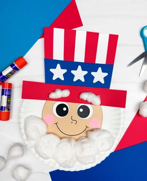 Roundup image for Dollar Store 4th of July Crafts for Kids

