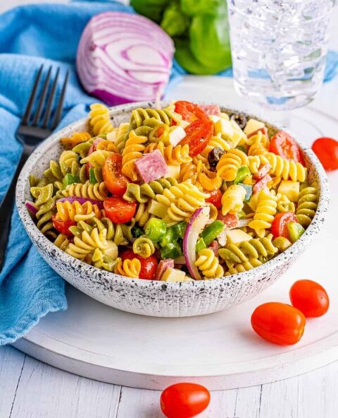 Roundup image for Easy Potluck Ideas for a Crowd (Cheap + Simple)
