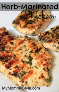 herb marinated chicken