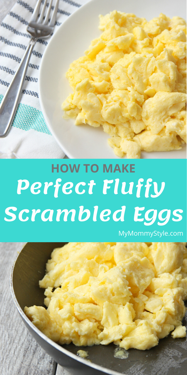 For those who want to learn how to make perfect, fluffy scrambled eggs, we have you covered. Get delicious, yellow fluffy eggs every time! via @mymommystyle