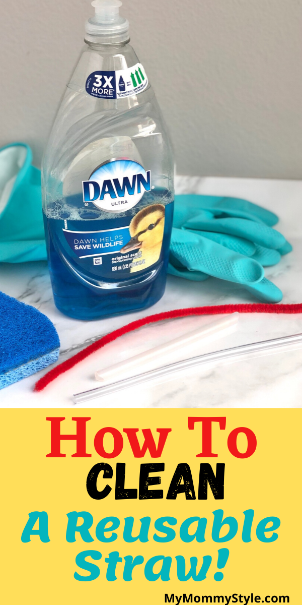 To cut down on waste, a lot us are using reusable straws. Learn how to clean a straw without a straw cleaner in this quick tutorial! via @mymommystyle
