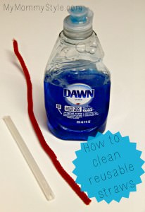 how to clean a reusable straw, mug straws, thermos straws, pipe cleaner