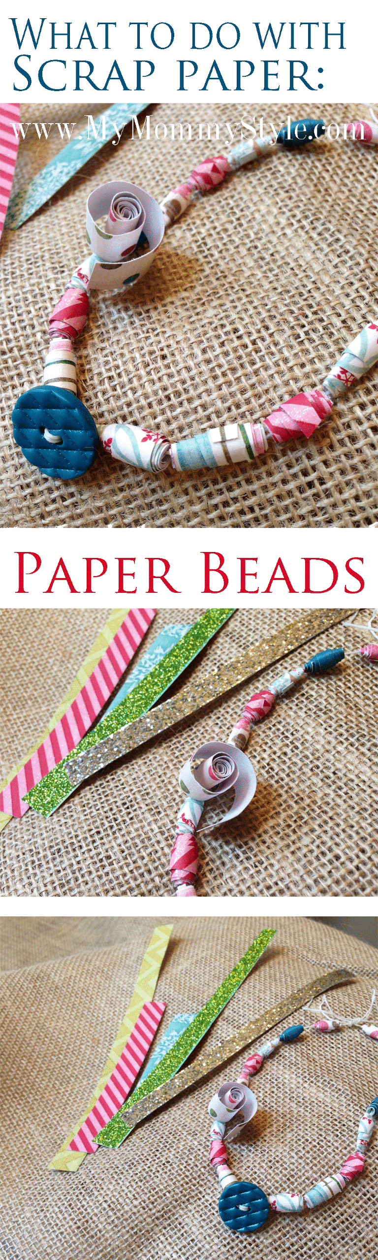 paper-beads-scrap-paper-christmas-necklace-craft-ideas