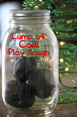 lump of coal play dough