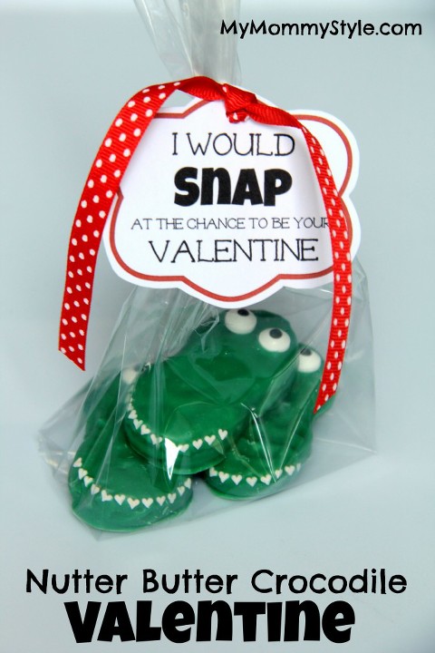 crocodile valentine treat idea