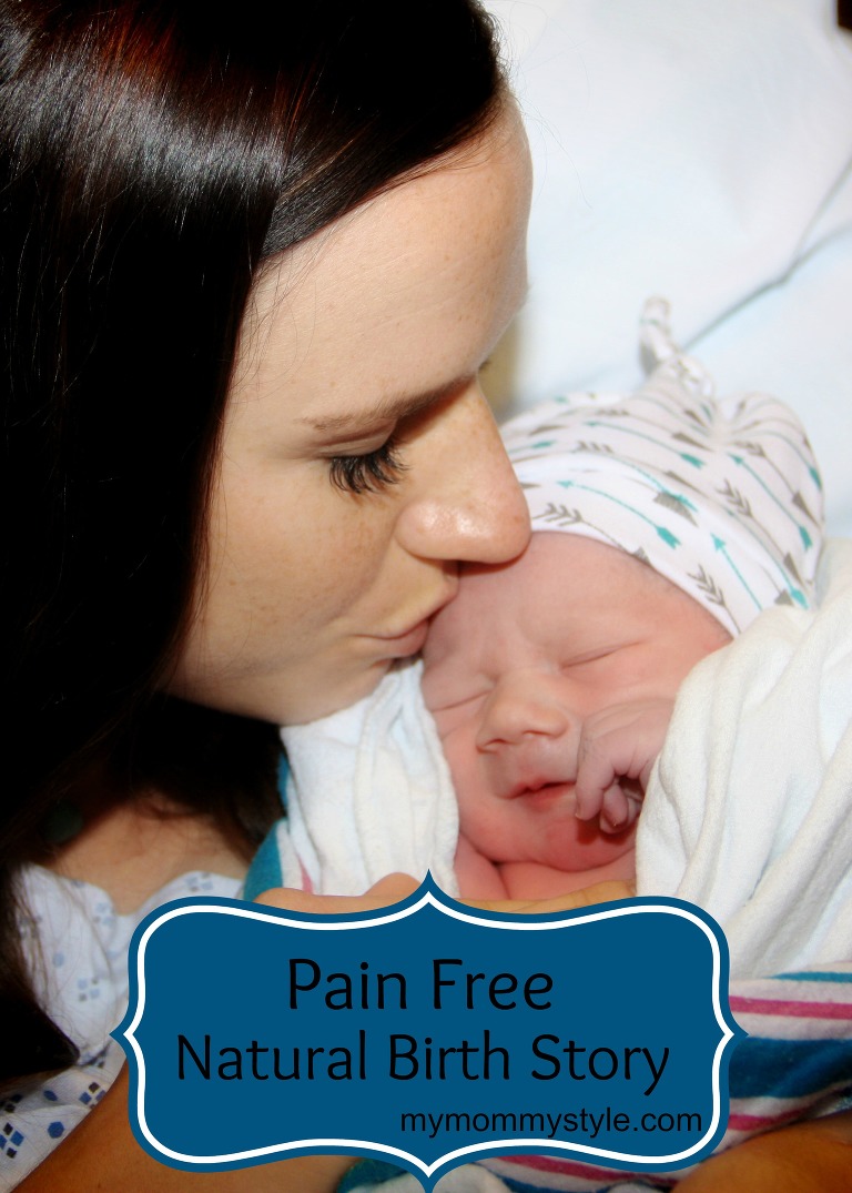 pain free natural birth story, mymommystyle, coverpage