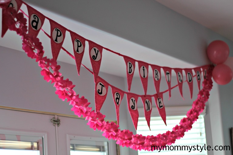 pink birthday, tea party, mymommystyle, sign, birthday