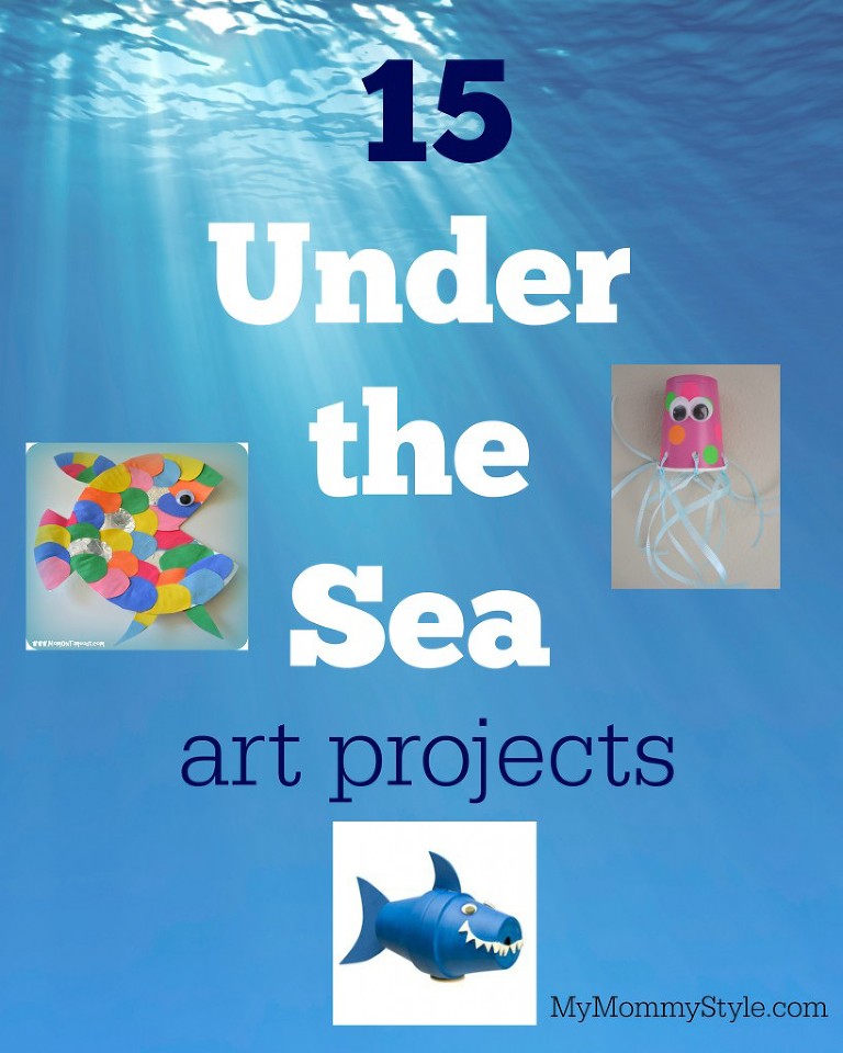 Easy to make under the sea art projects for preschoolers.