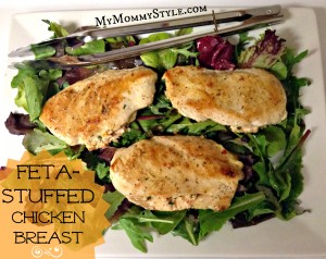 Feta stuffed chicken breast