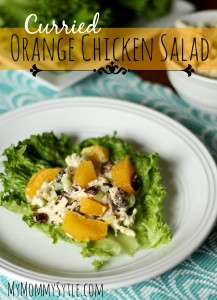 curried orange chicken salad
