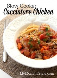 Slow Cooker Cacciatore chicken