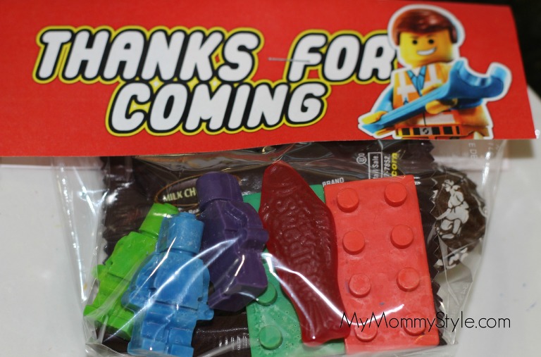Lego Party, Lego movie birthday party favors, mymommystyle