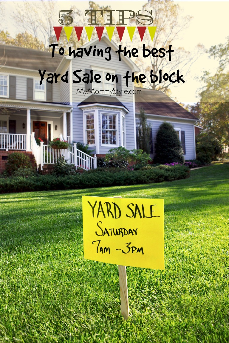The Best Yard Sale on the Block - Mymommystyle