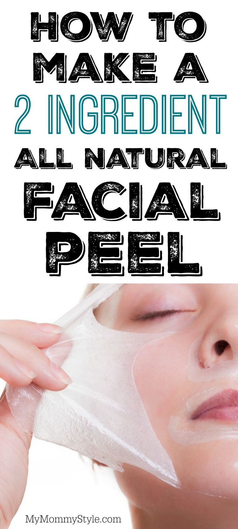 How to make a 2 ingredient all natural facial peel