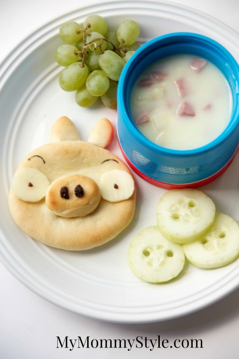 angry bird pig rolls lunch