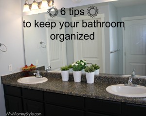 bathroom organization, bathroom, morning routine
