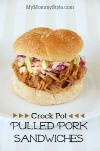 crock pot pulled pork sandwiches