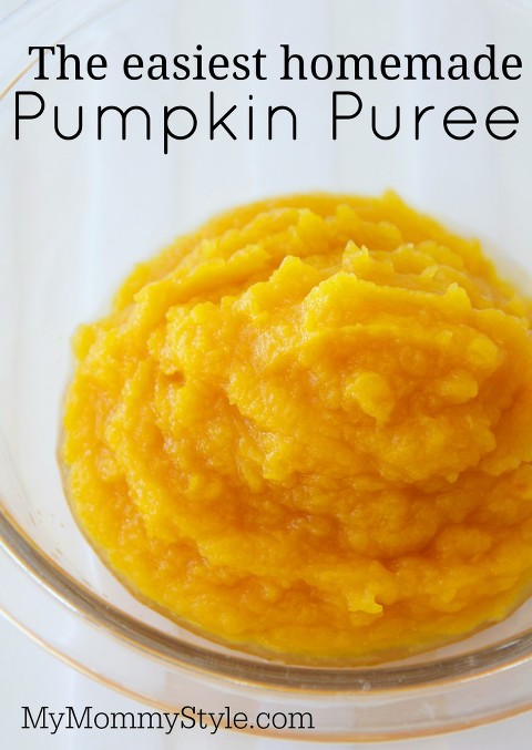 Homemade pumpkin puree