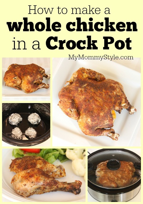 how to make a whole chicken in the crock pot
