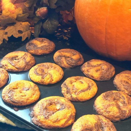 Easy Pumpkin Muffins with Nutella