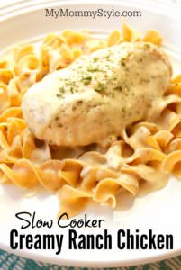 Slow Cooker Creamy Ranch Chicken