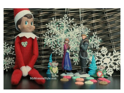 frozen, elf on the shlef, anna, elsa, elf, christmas
