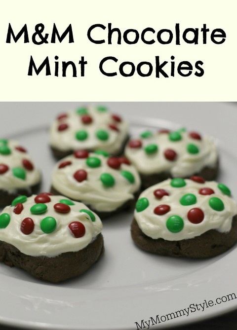 chocolate mint cookies, holiday cookies, mint, christmas, my mommy style