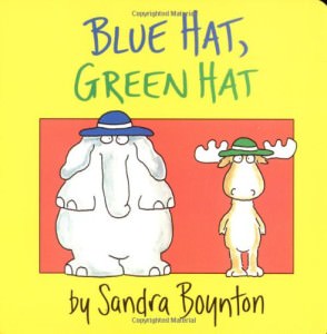 books blue hat
