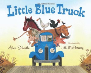 books blue truck