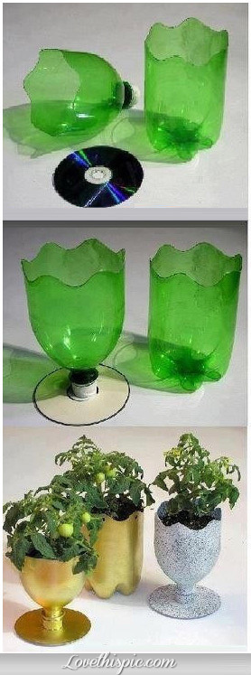 recycled vases