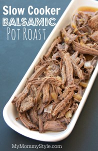 slow cooker balsamic pot roast