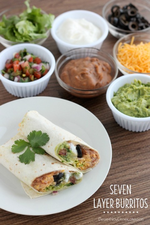 49 Mexican recipes Seven-Layer-Burritos