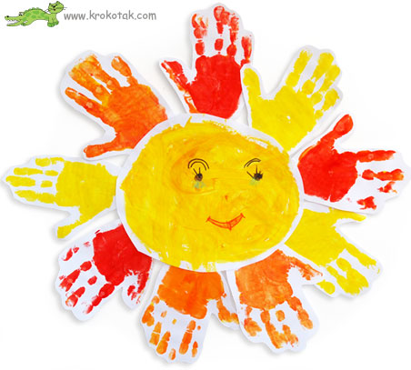 hands sun