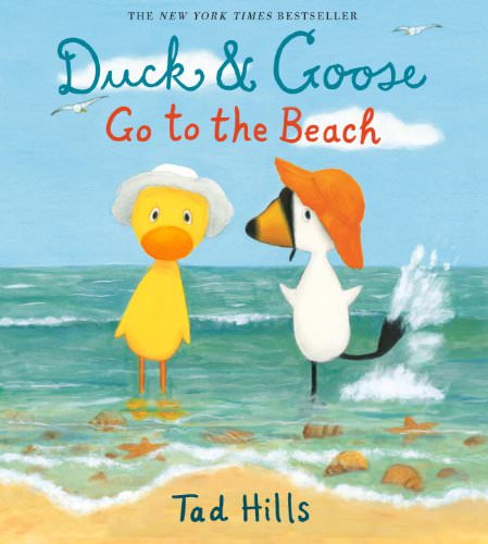 summer books duck and goose go to the beach