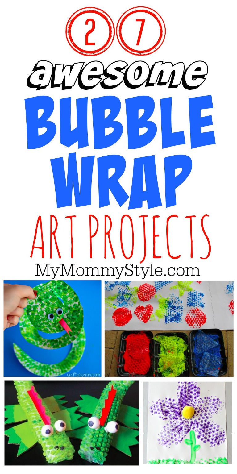 27 awesome bubble wrap art projects