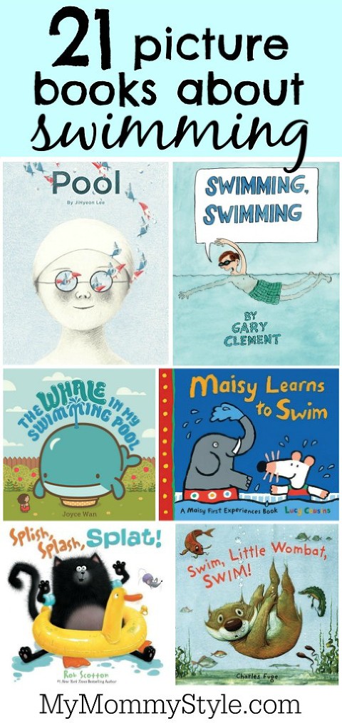 21 picture books about swimming