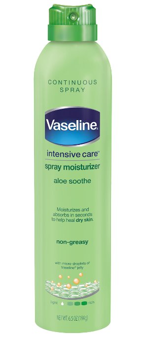 vaseline spray lotion
