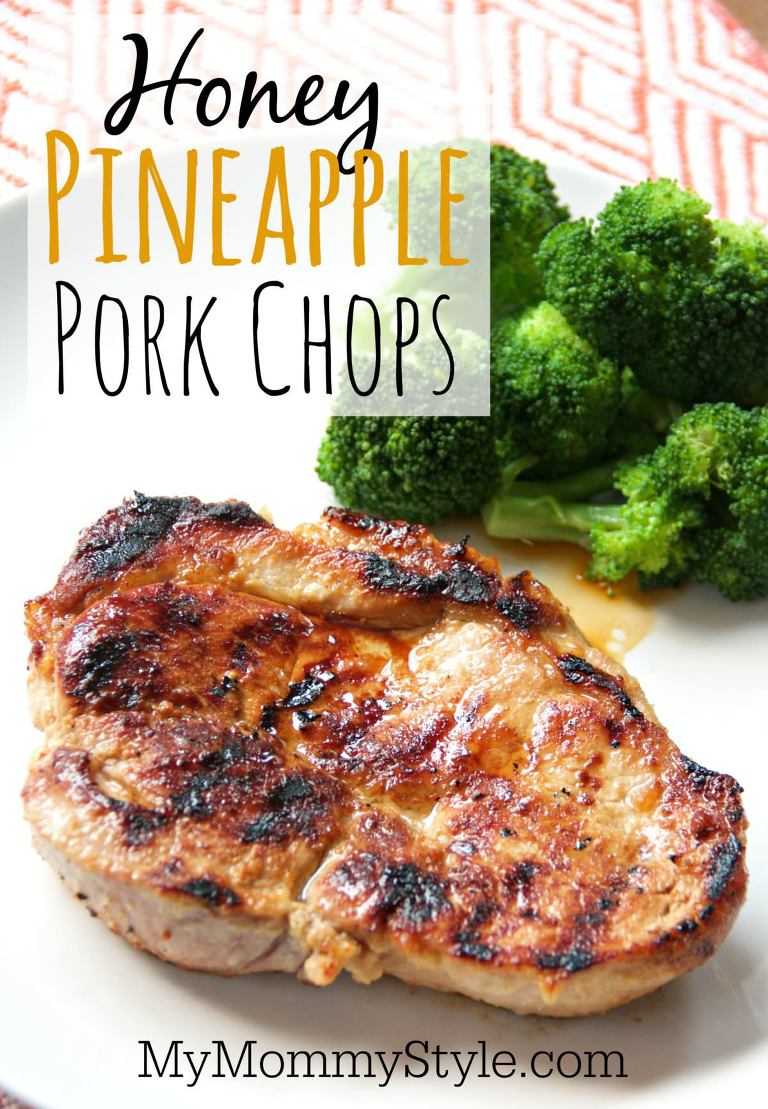 honey pineapple pork chops