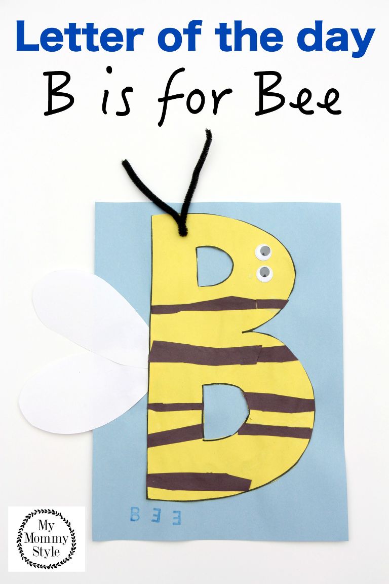 Letter of the day b is for bee