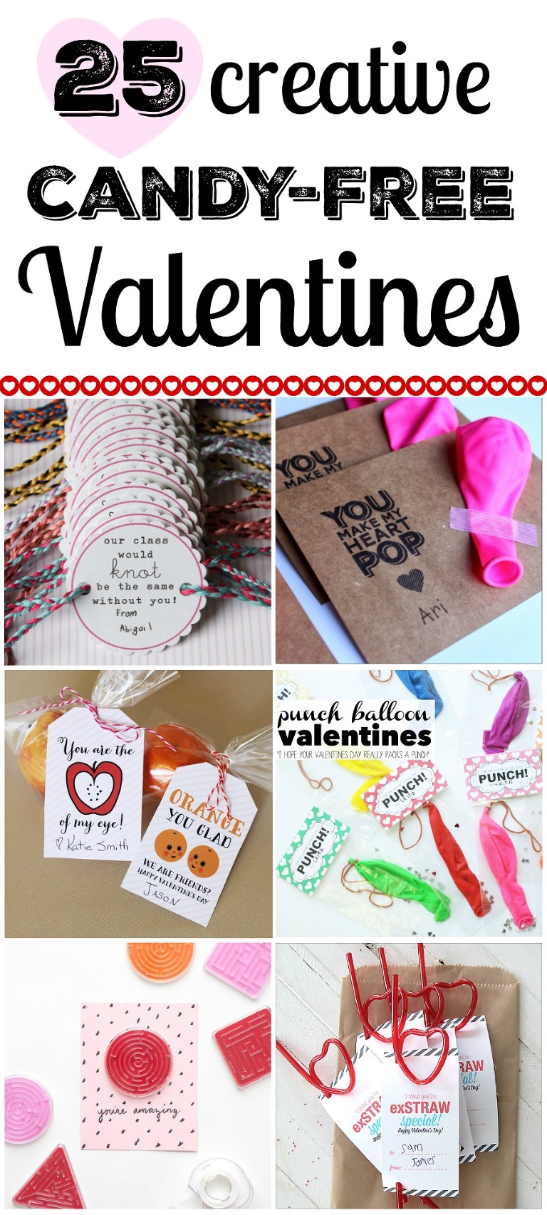 25 creative candy-free Valentines