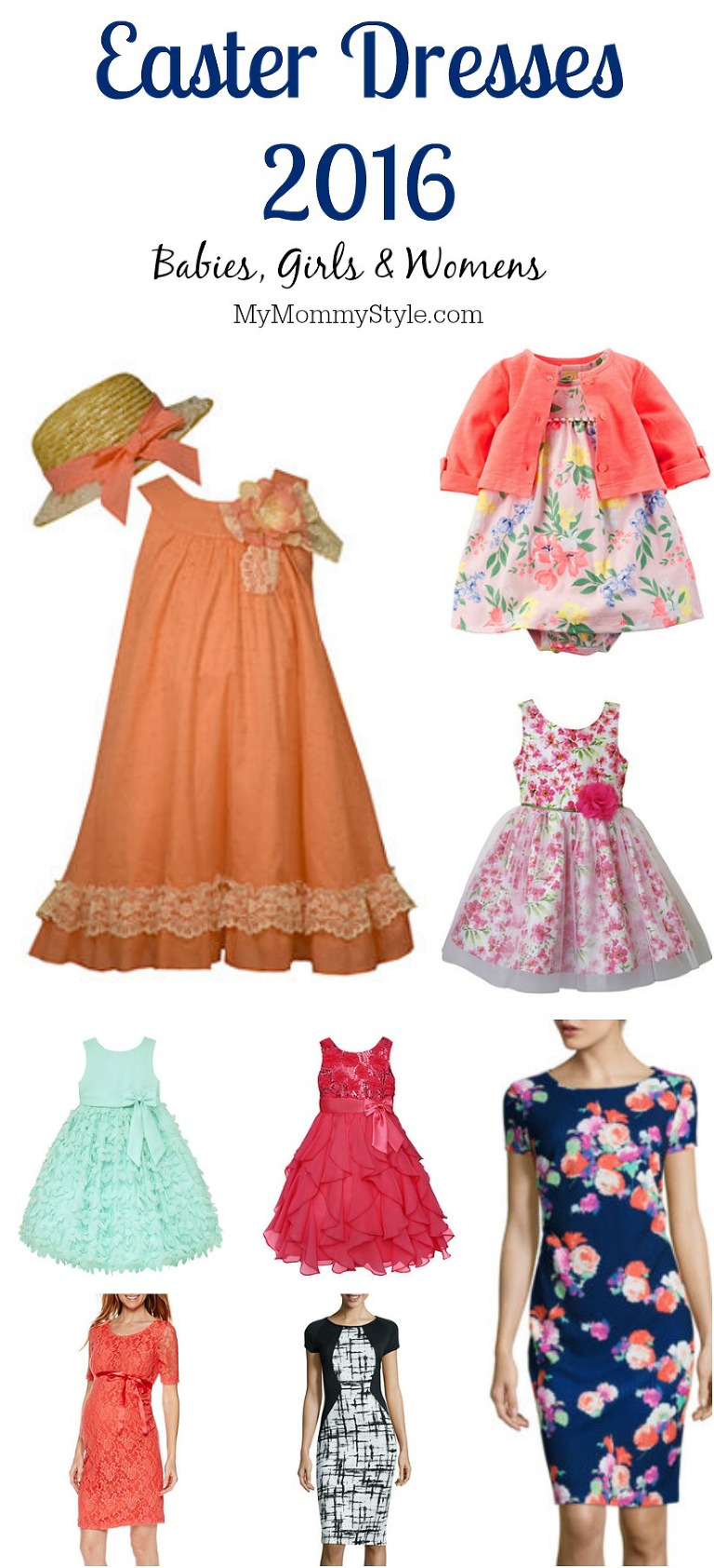 Easter dresses, Easter Dress, Girls dresses, Easter 2016, JCPenny, Mymommystyle, fashion, girls fashion, baby easter dresses