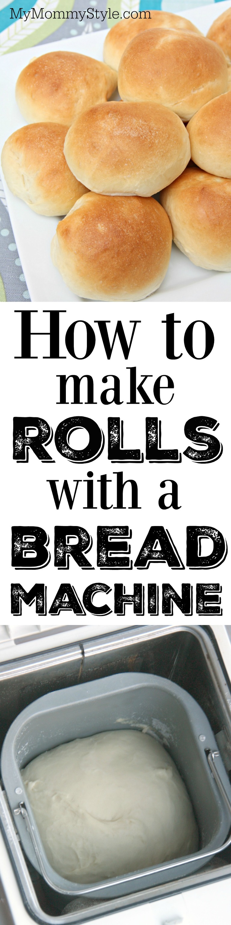 How to make rolls with a bread machine