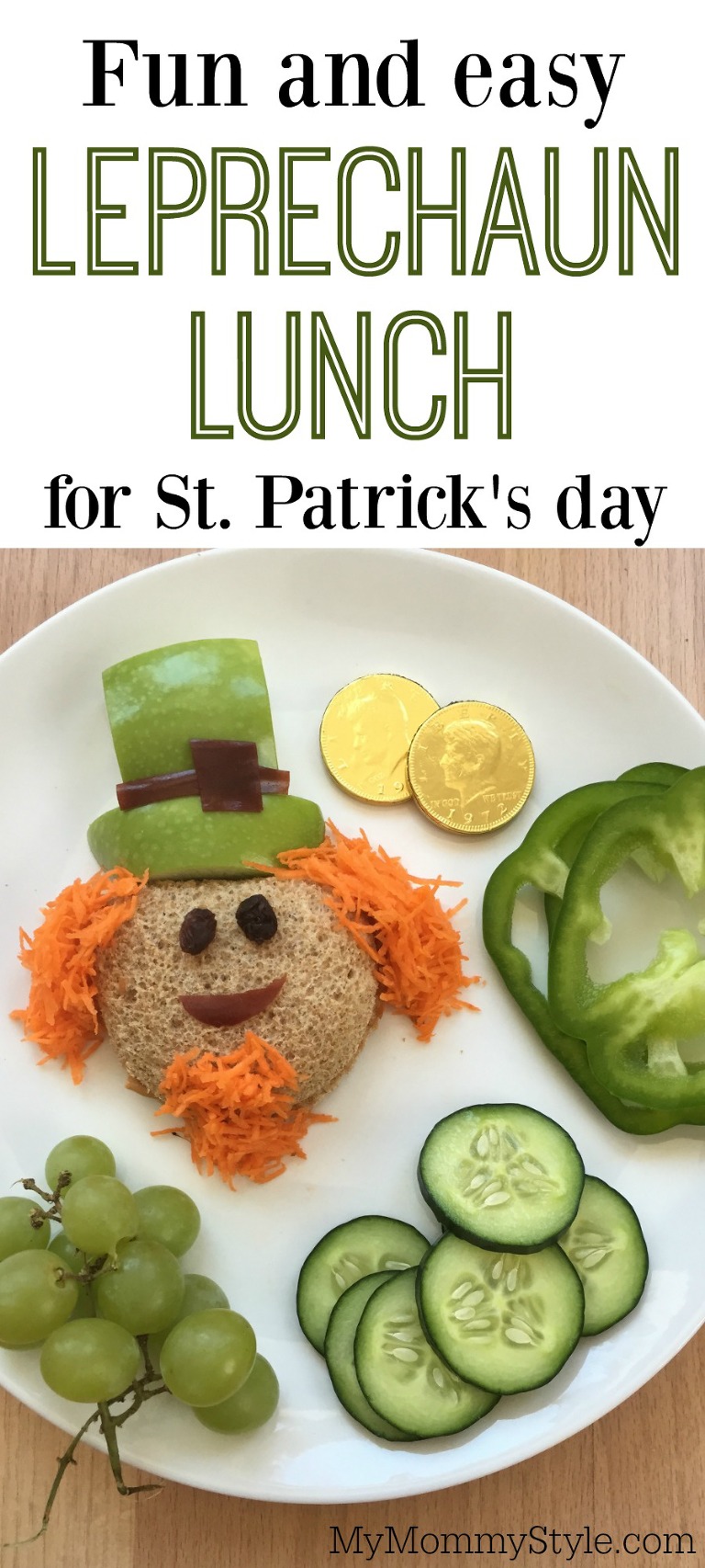 fun and easy leprechaun lunch for St. Patrick's day