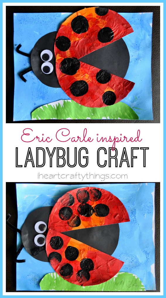 Ladybug art craft