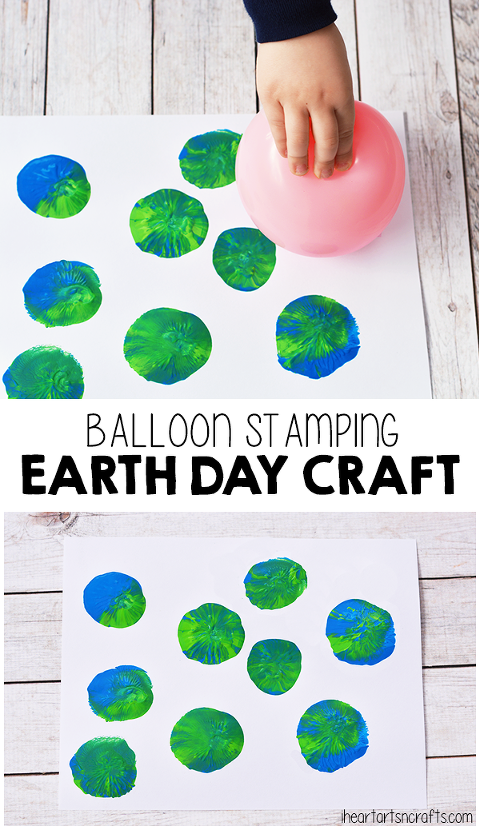 balloon stamping earth craft