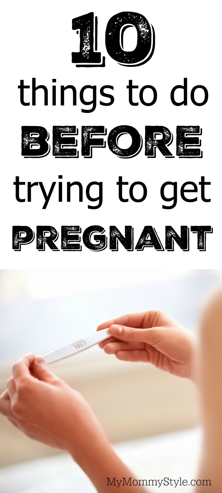 What are the things to do to get pregnant